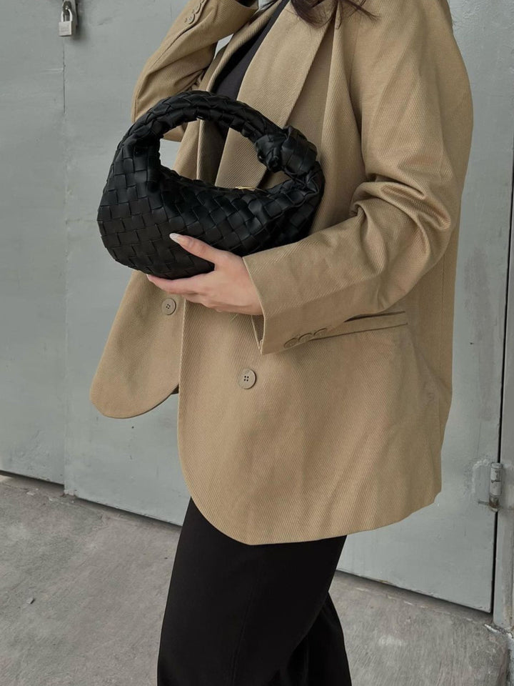 Marigold | Mini borsa con manico intrecciato