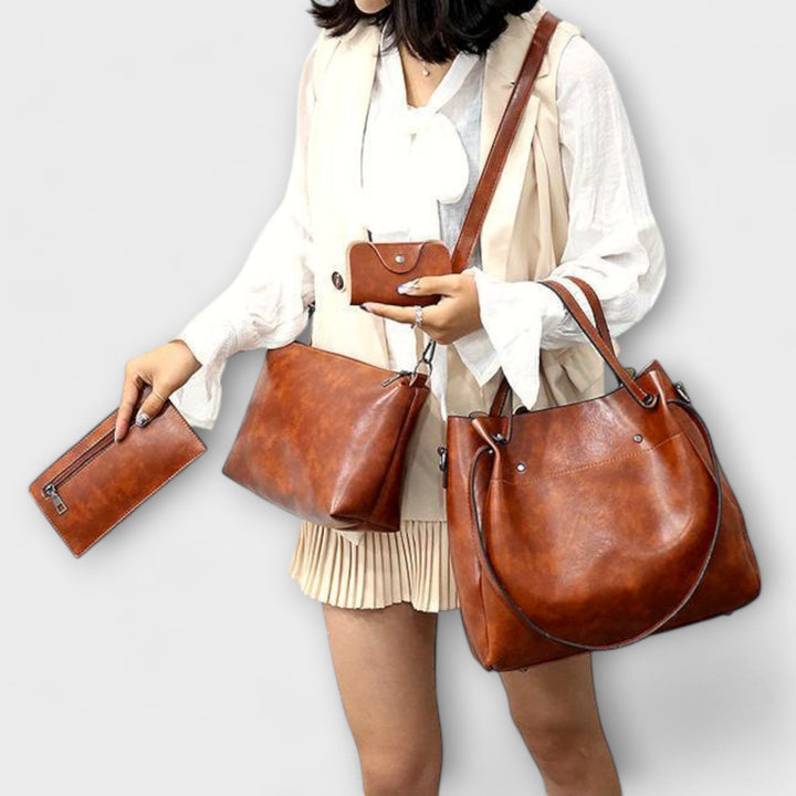 Azura - Set vintage da 4 borse
