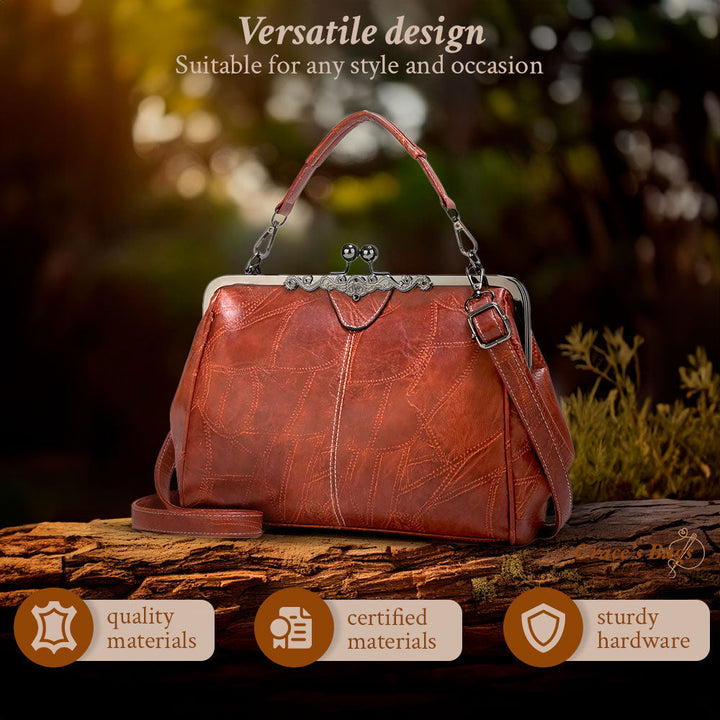 Elisabeth - Borsa a mano vintage dal fascino classico