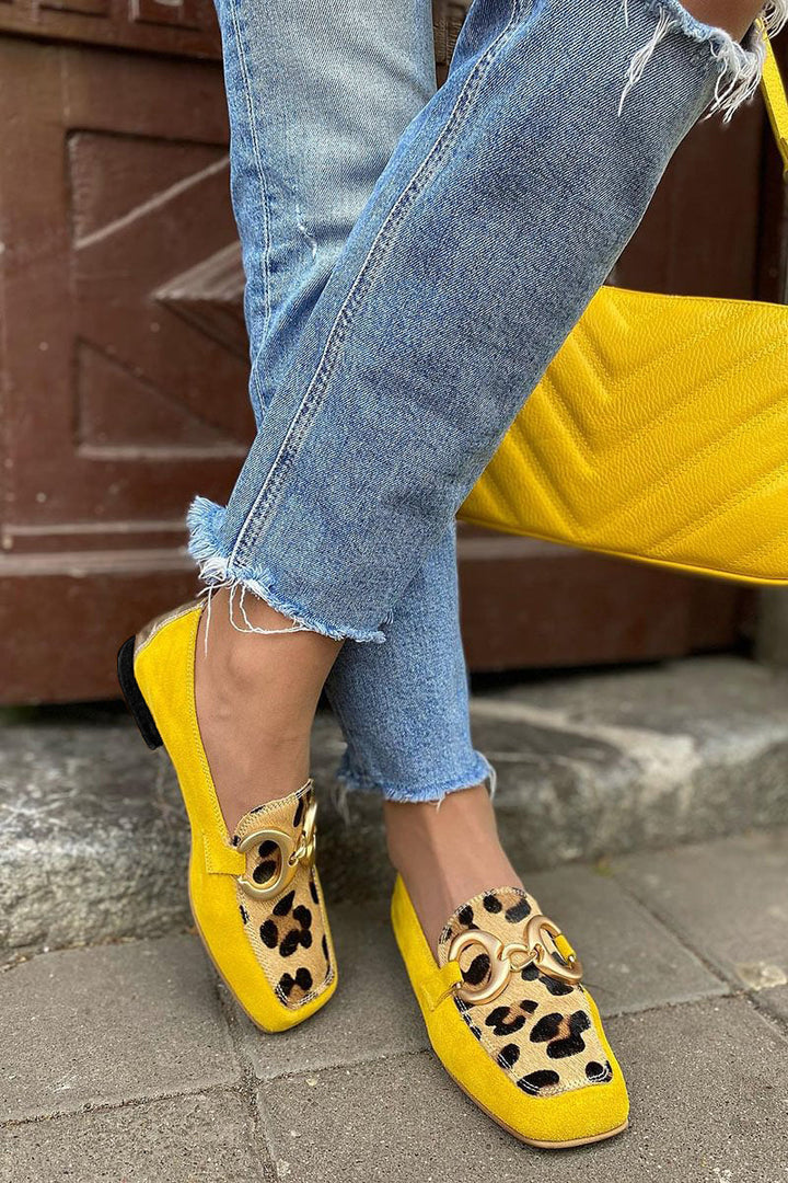 Caia™ - Mocassini con stampa leopardata