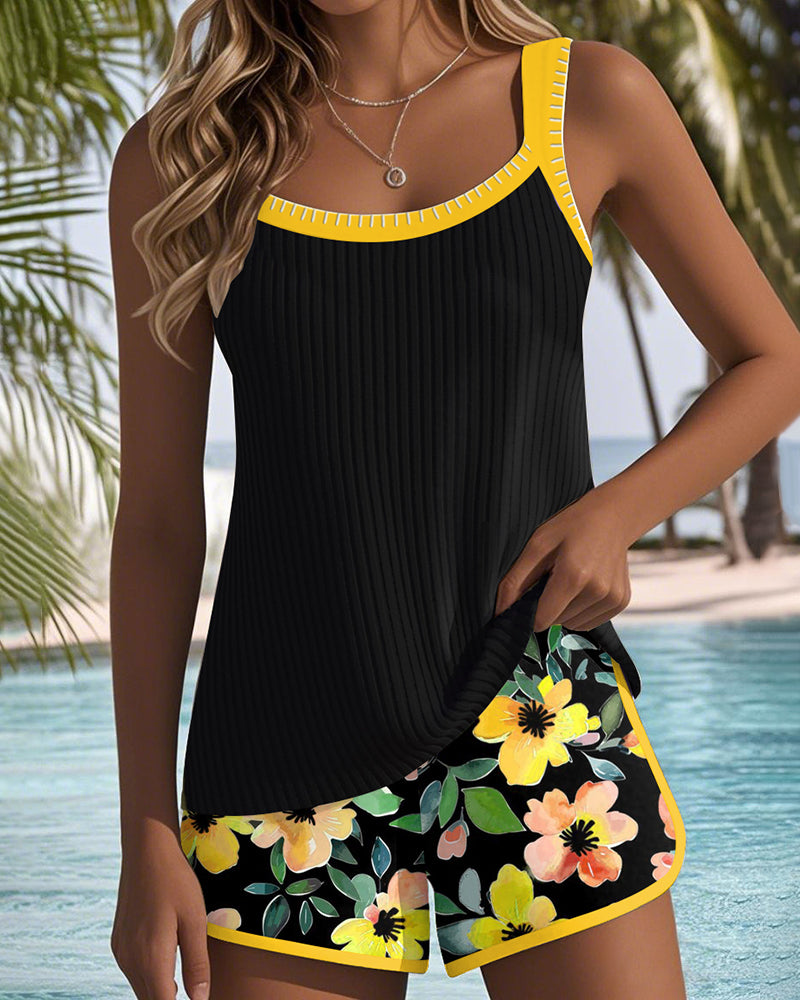 Laluna® | Completo Tankini Elegante a Due Pezzi