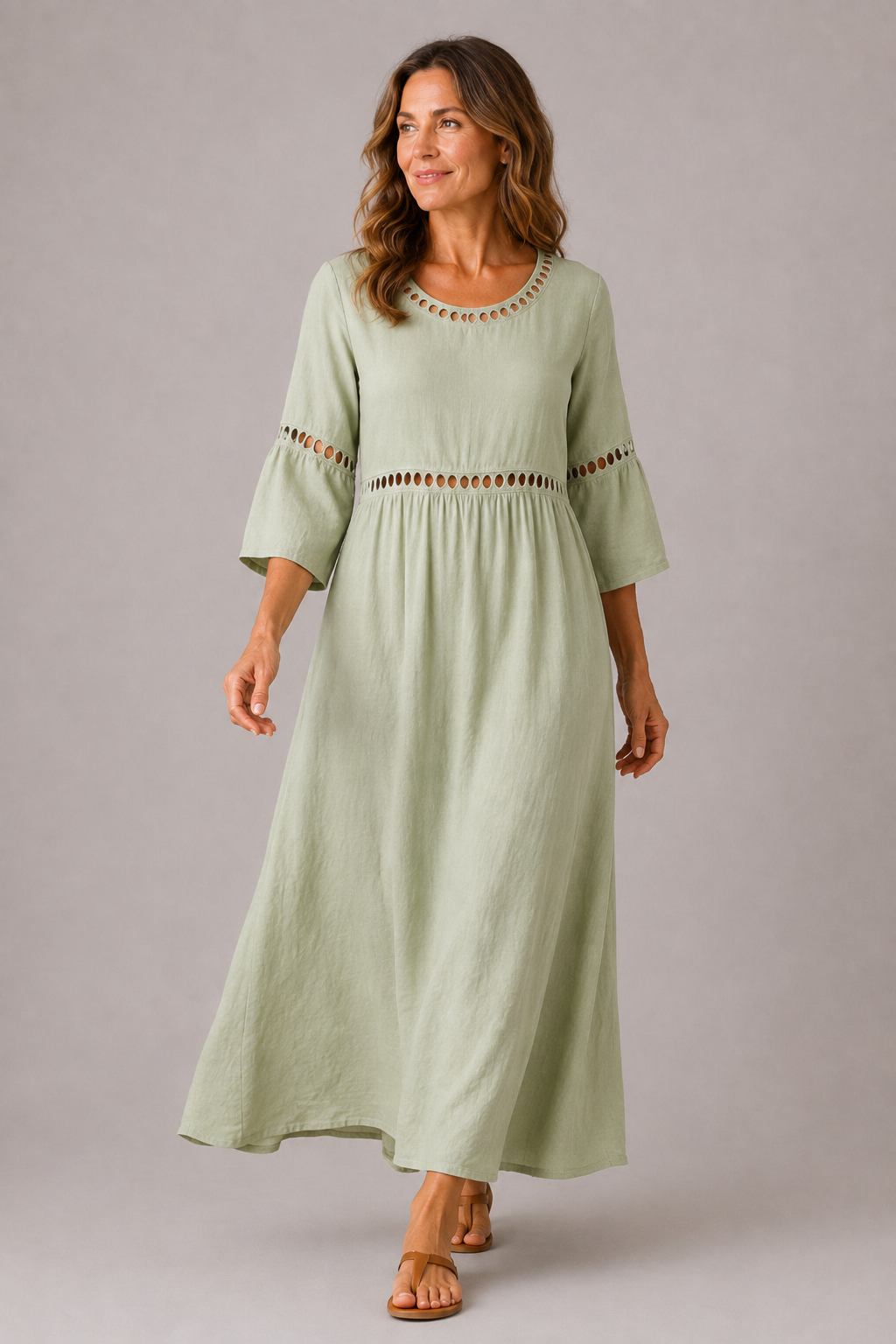 Enora | Abito Lungo Fluido ed Elegante