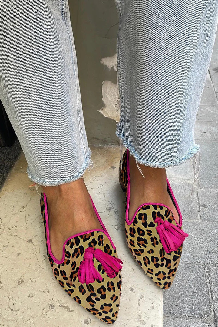 Asma™ - Scarpe basse con stampa leopardata