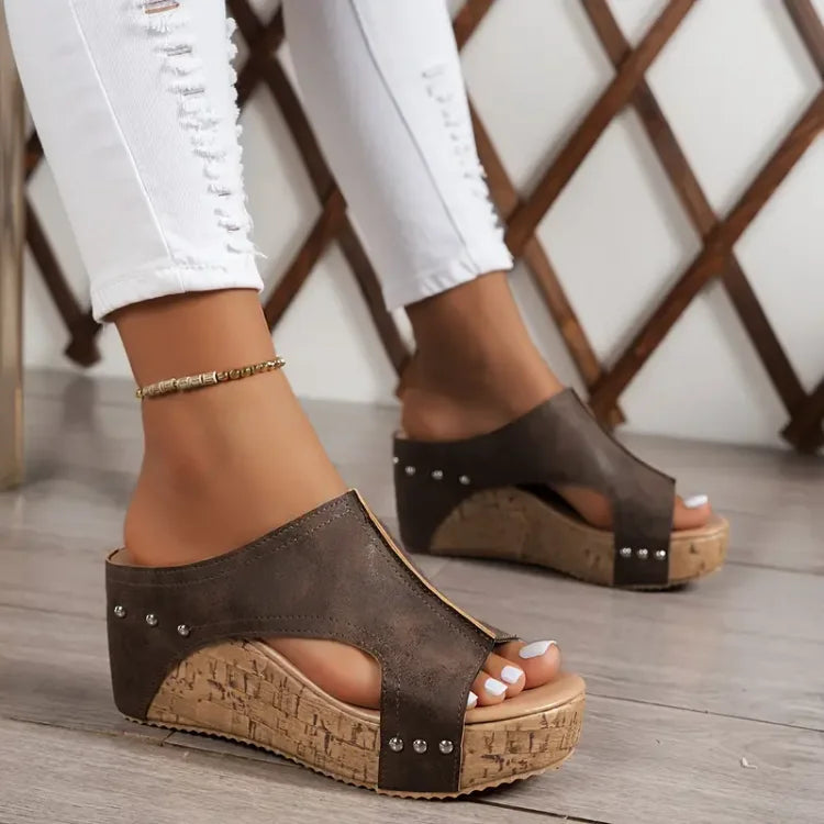 Melissa | Sandali con zeppa e supporto dell'arco plantare