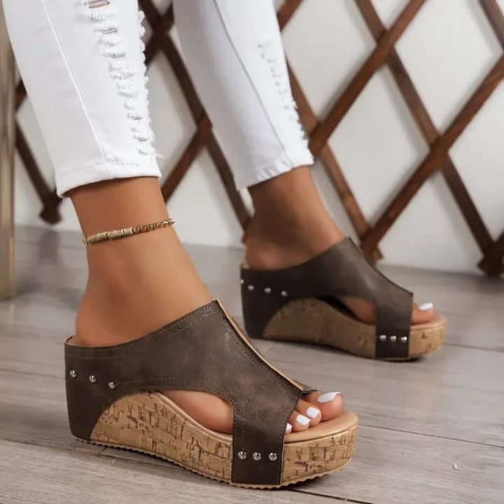 Melissa | Sandali con zeppa e supporto dell'arco plantare