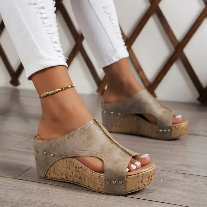 Melissa | Sandali con zeppa e supporto dell'arco plantare
