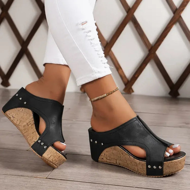 Melissa | Sandali con zeppa e supporto dell'arco plantare