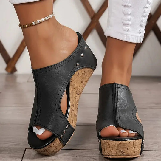 Melissa | Sandali con zeppa e supporto dell'arco plantare