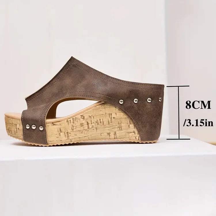 Melissa | Sandali con zeppa e supporto dell'arco plantare