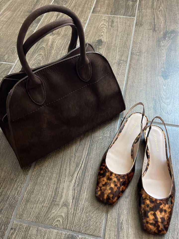 Beatrix | Borsa effetto camoscio