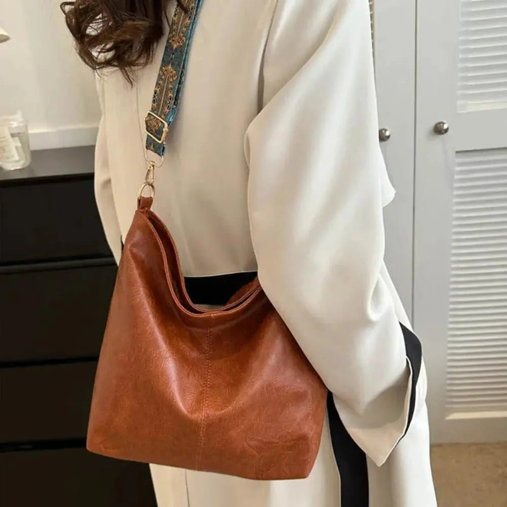Greta - Borsa a spalla vintage in pelle