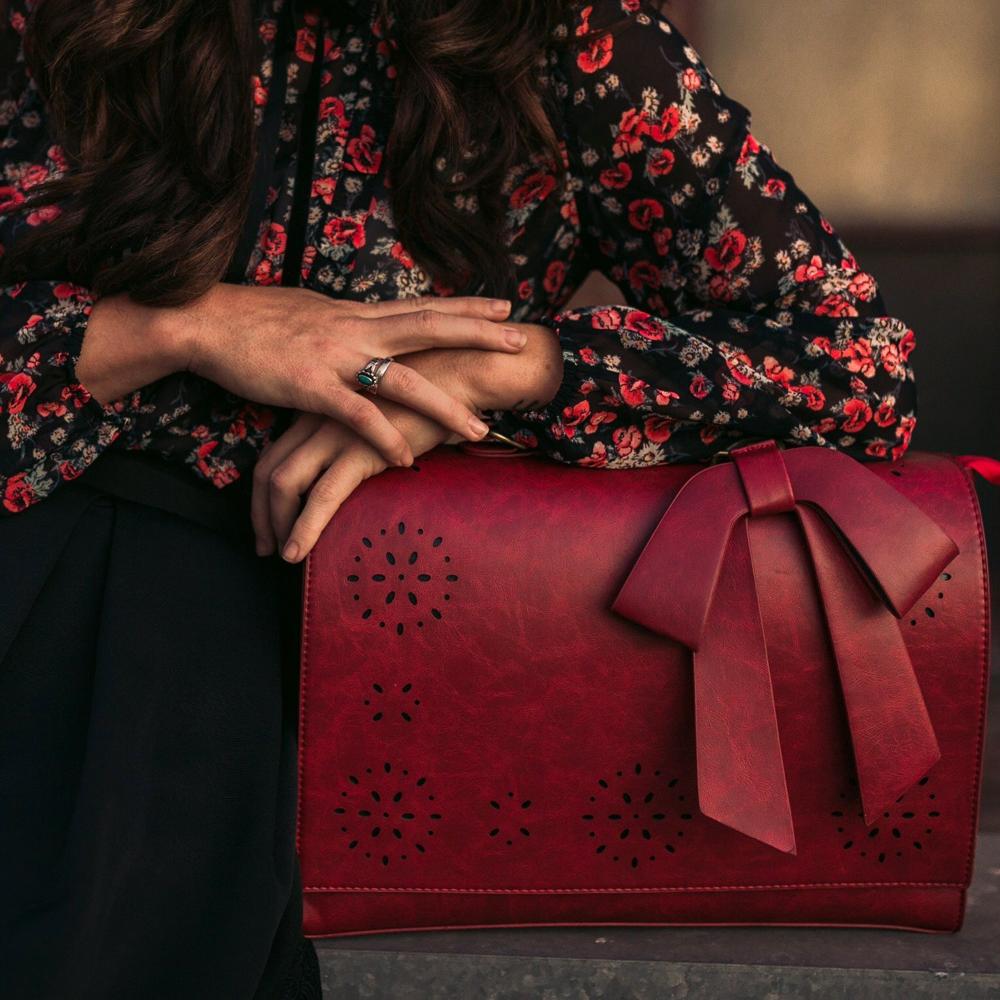 Bernadette - Borsa con fiocco