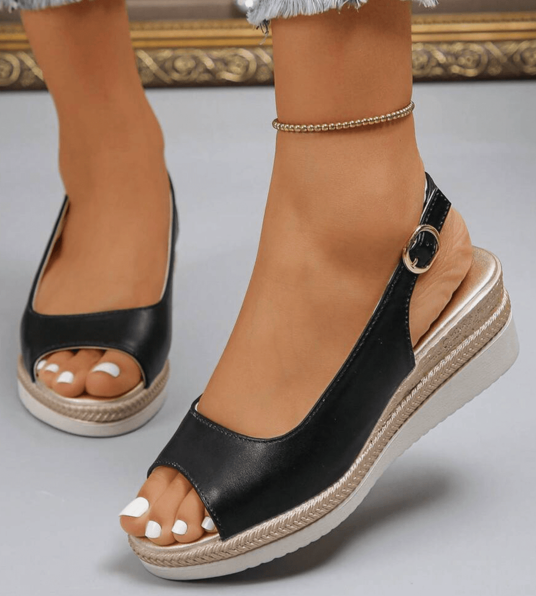 Chelsea | Sandali espadrillas ortopedici con cinturino posteriore