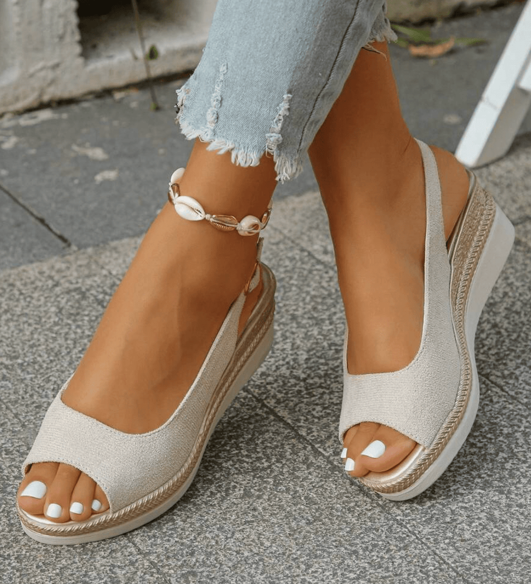 Chelsea | Sandali espadrillas ortopedici con cinturino posteriore