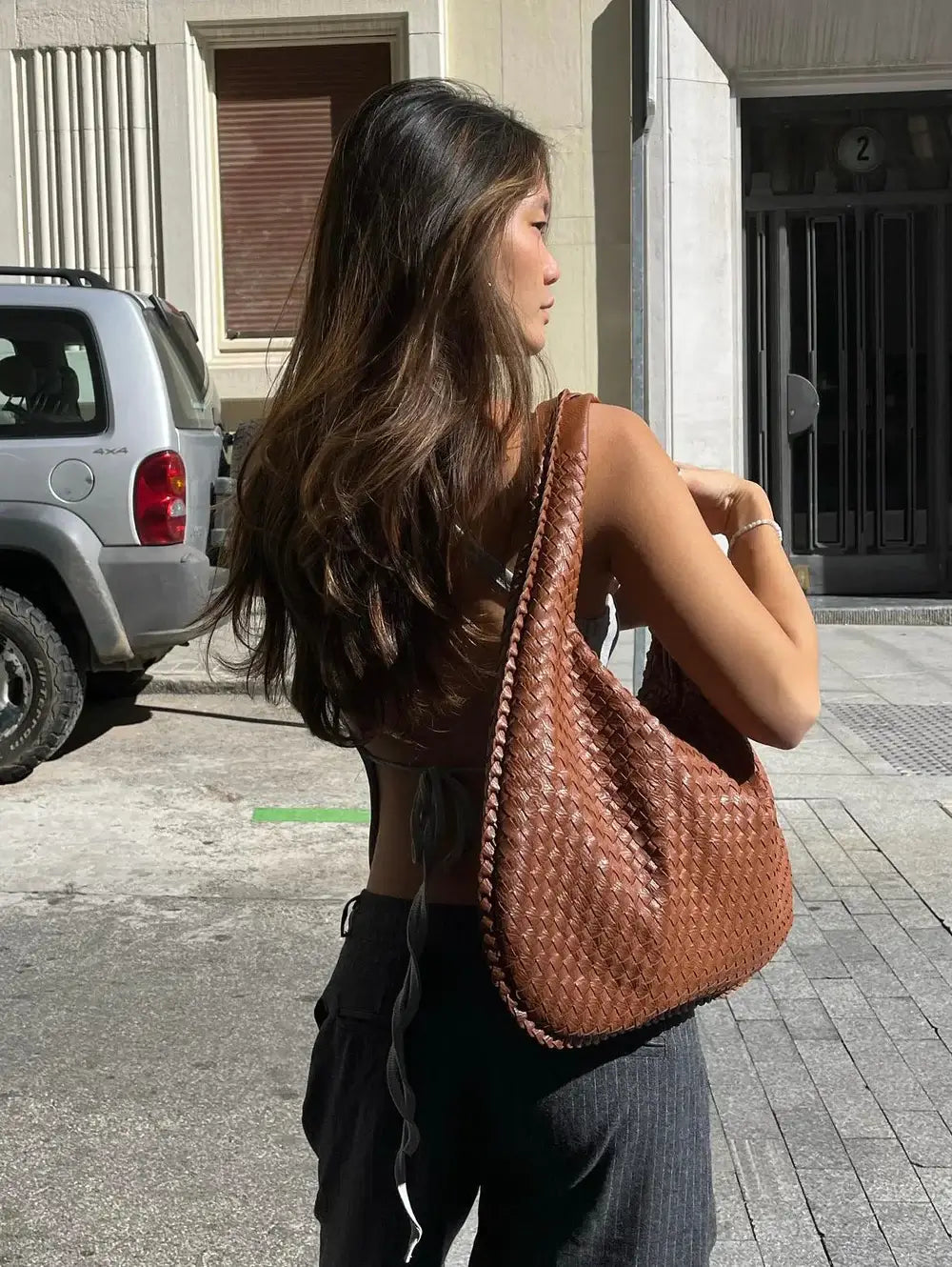 Amelia | Borsa a spalla intrecciata