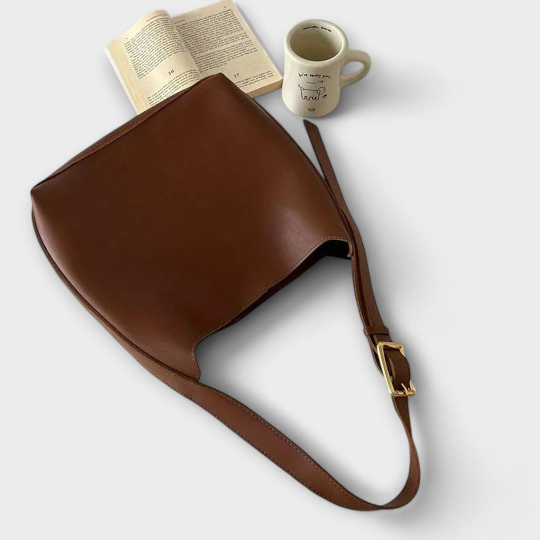 Isidore - Borsa a spalla elegante in pelle