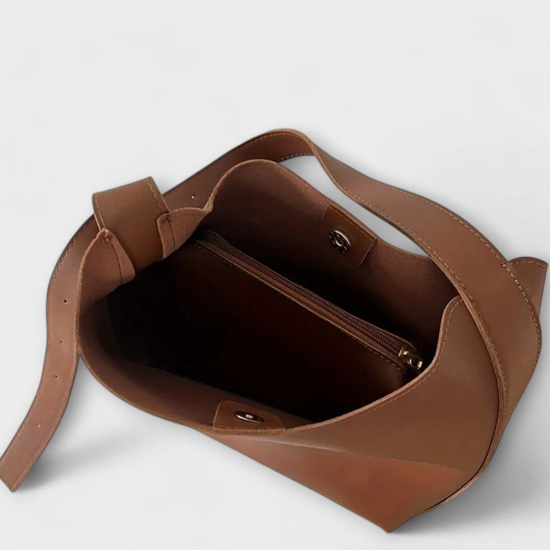 Isidore - Borsa a spalla elegante in pelle