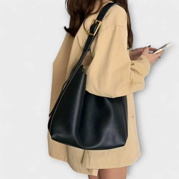 Isidore - Borsa a spalla elegante in pelle