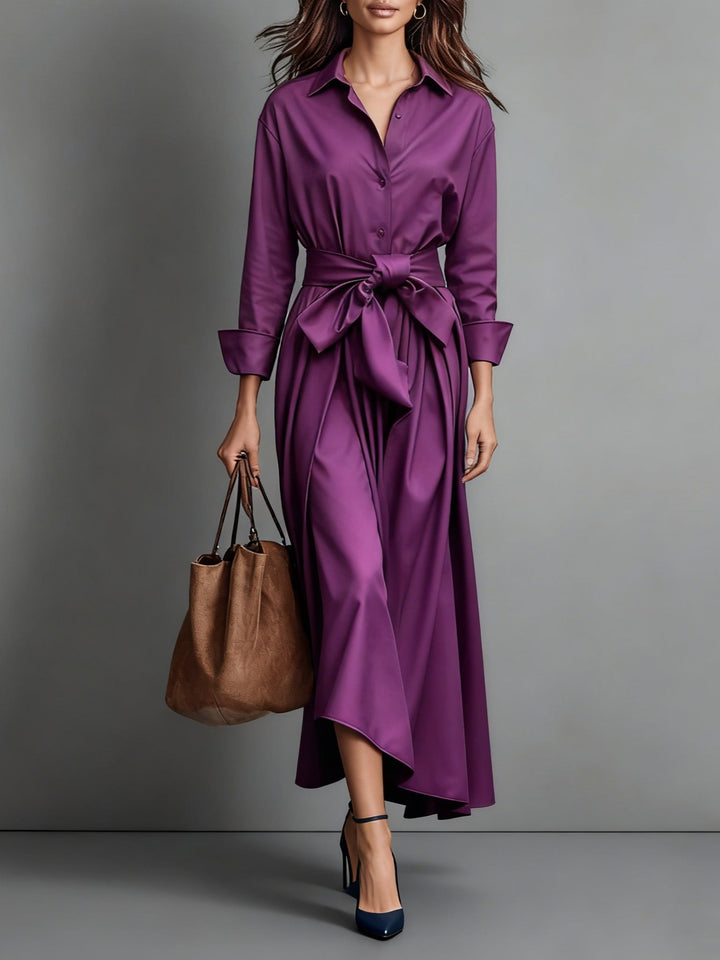Hanna - Abito Camicia in Twill di Cotone