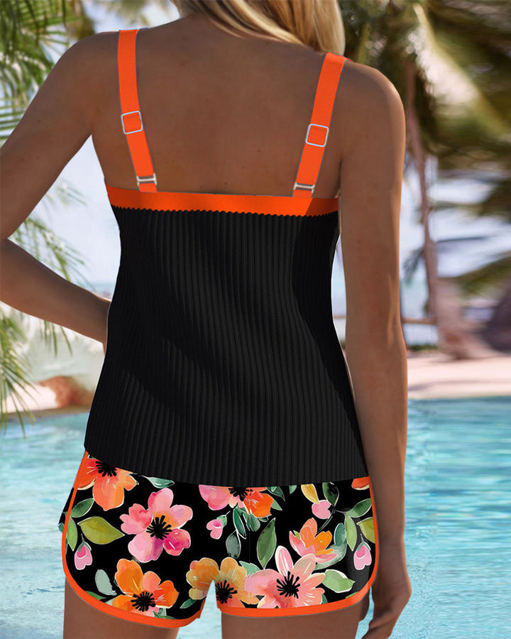 Laluna® | Completo Tankini Elegante a Due Pezzi