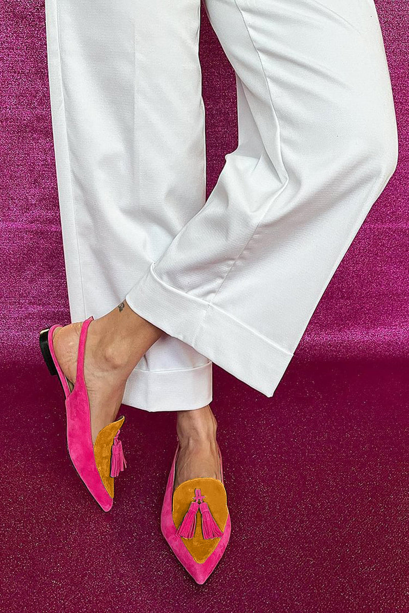 Iliana™ | Ballerine colorate con frange