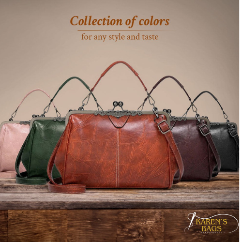 Elisabeth - Borsa a mano vintage dal fascino classico